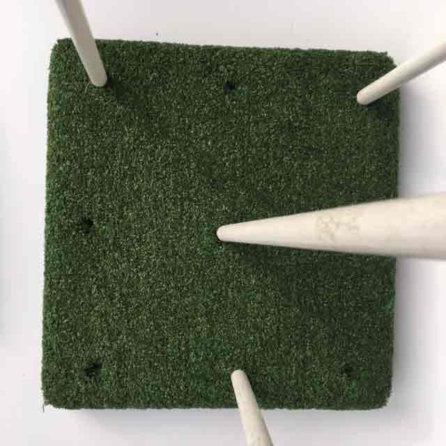 LOLLIPOP STAND, Faux Grass - 40cm Square (Fits 9)